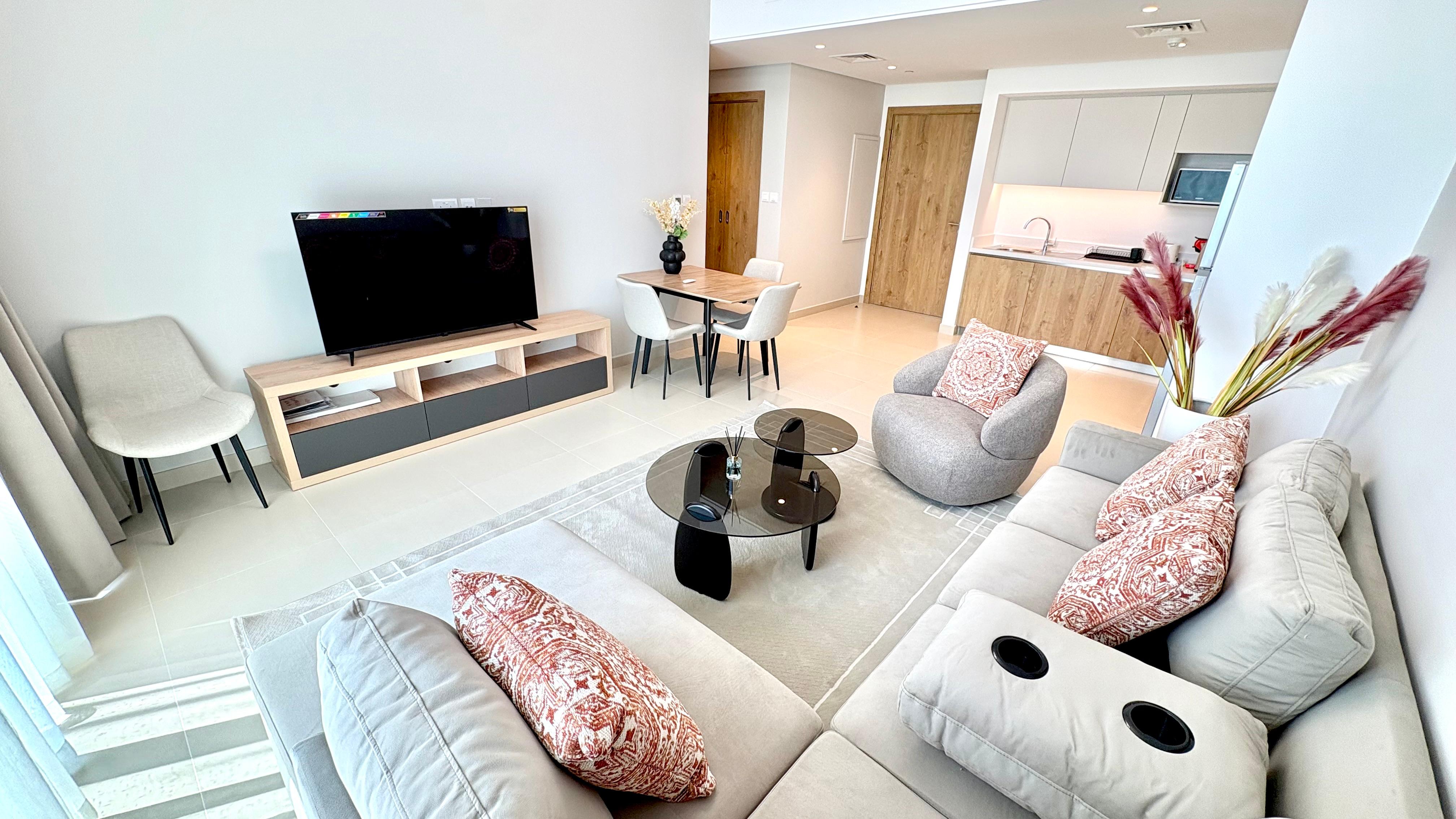 Brand new 1 BR in Marassi  with pool view